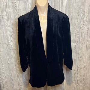 Black Velvet Women's Blazer- Size M